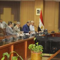 Mansoura University President holds a meeting with the liver transplant team